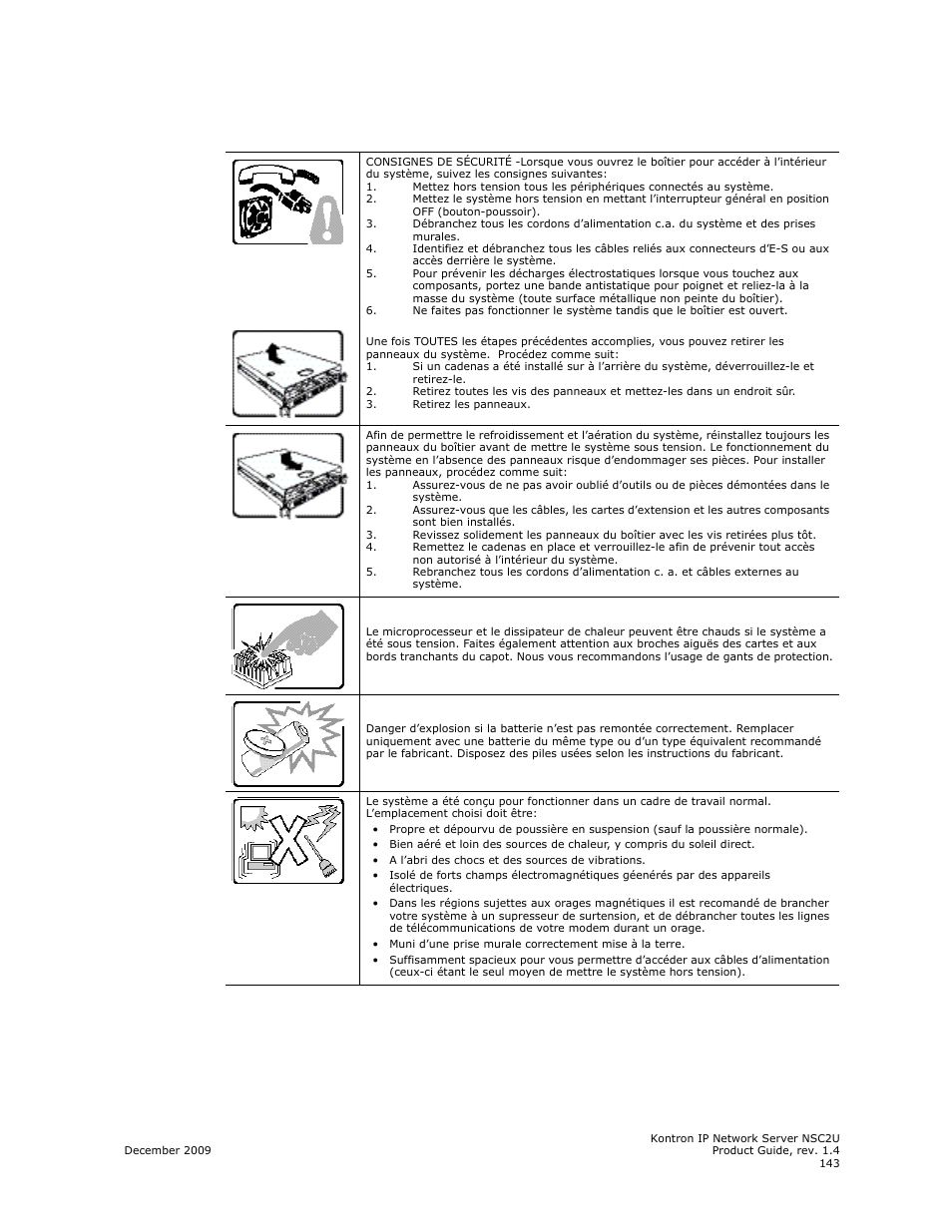 Kontron NSC2U IP Network Server User Manual | Page 143 / 152