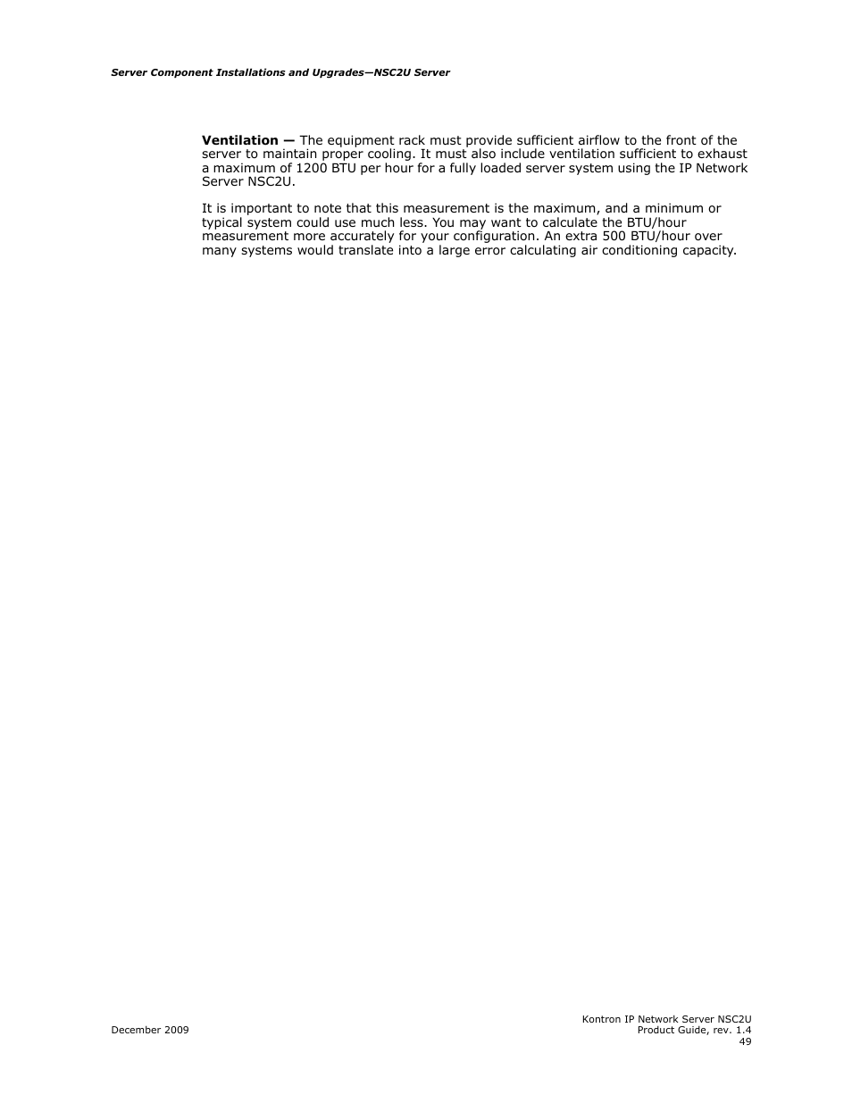 Kontron NSC2U IP Network Server User Manual | Page 49 / 152