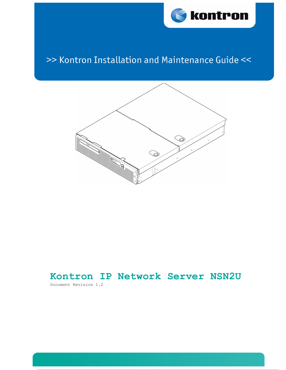 Kontron NSN2U IP Network Server User Manual | 103 pages