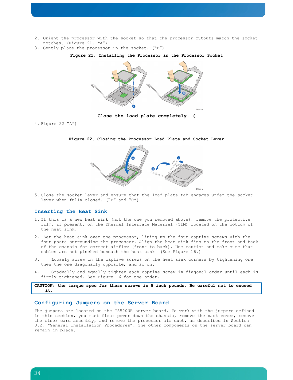 Configuring jumpers on the server board | Kontron NSN2U IP Network Server User Manual | Page 35 / 103