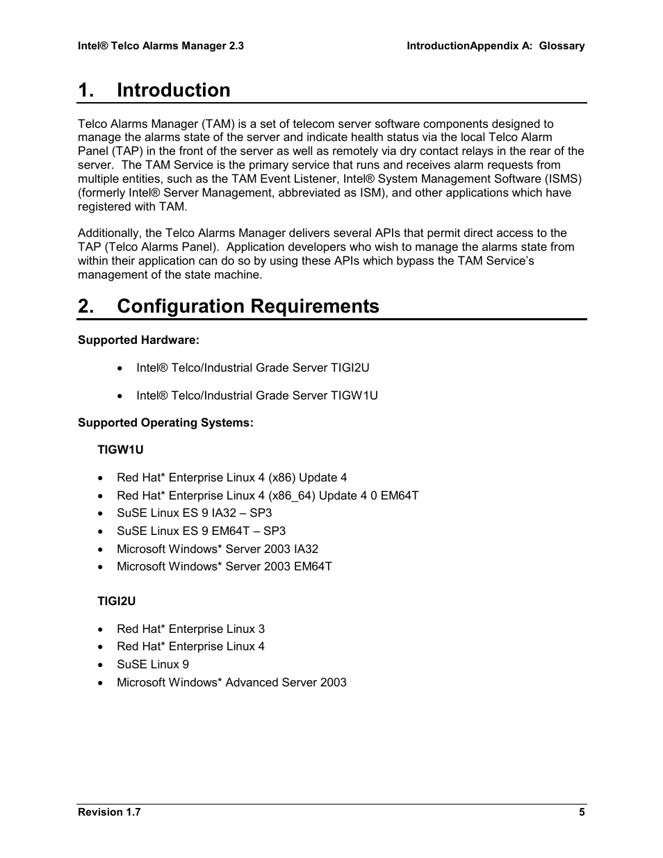 Introduction, Configuration requirements | Kontron Telco Alarm Manager User Manual | Page 5 / 16