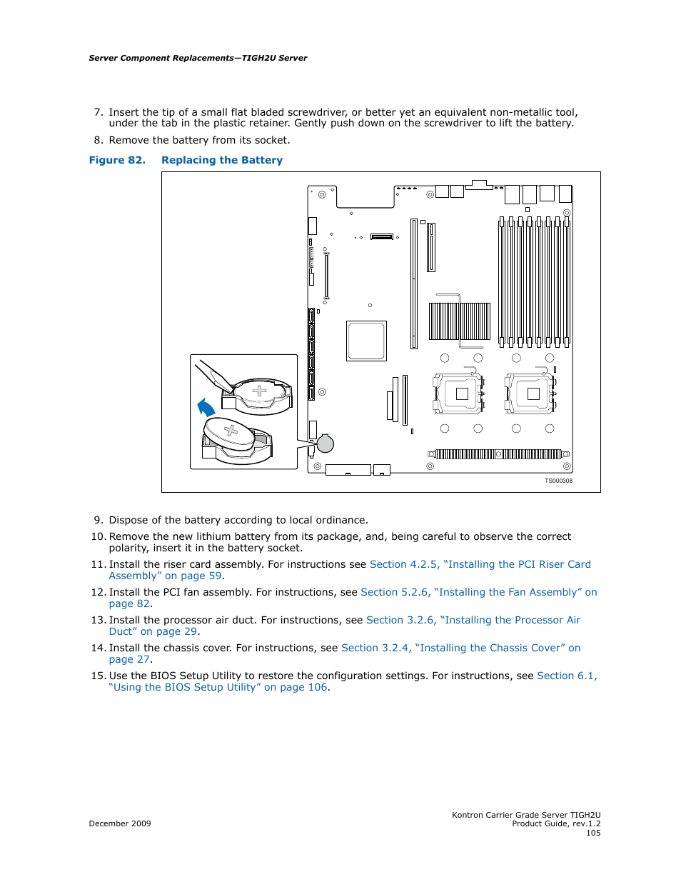 Figure 82 | Kontron TIGH2U Carrier Grade Server User Manual | Page 105 / 132