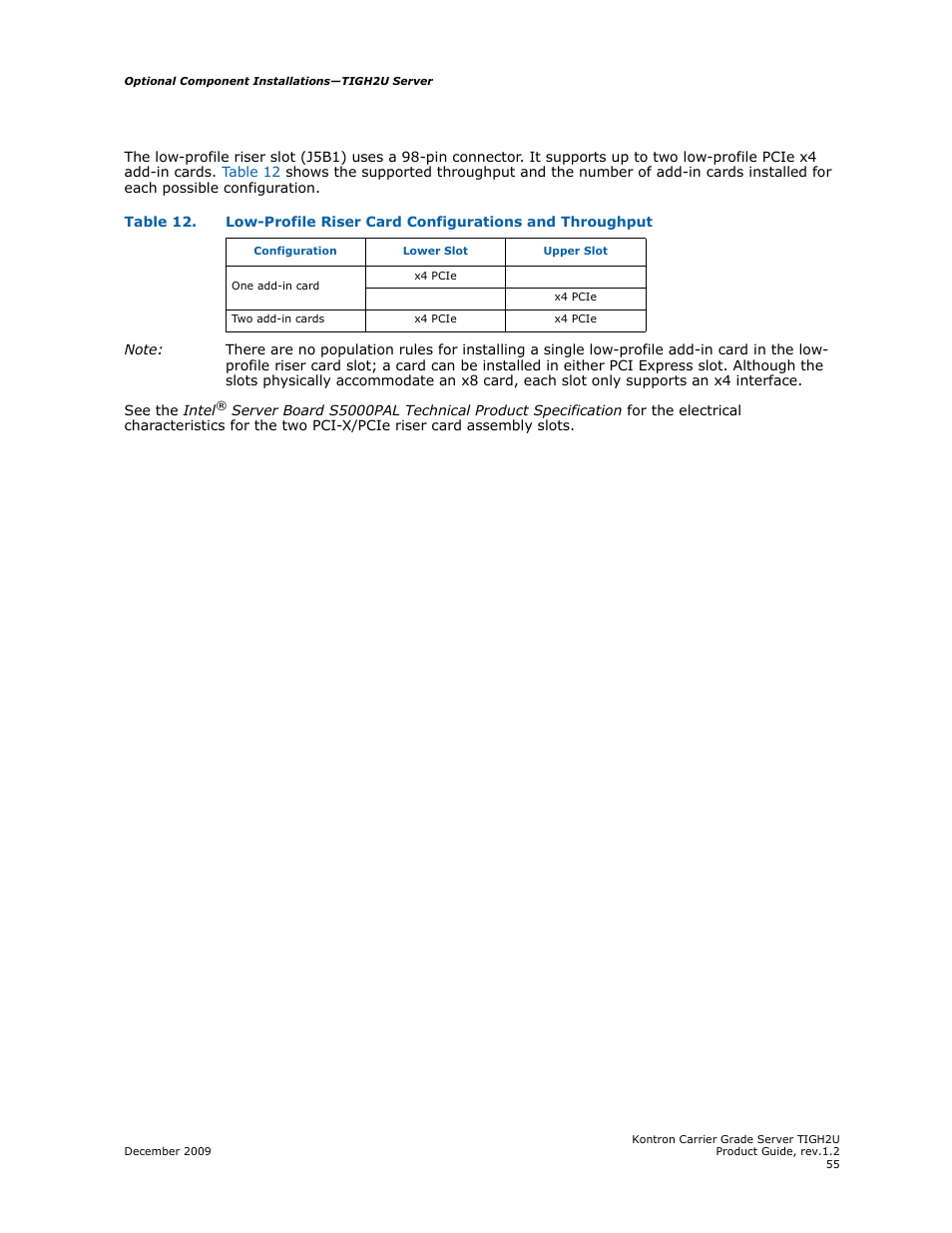 Kontron TIGH2U Carrier Grade Server User Manual | Page 55 / 132