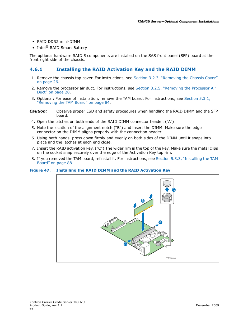 Kontron TIGH2U Carrier Grade Server User Manual | Page 66 / 132