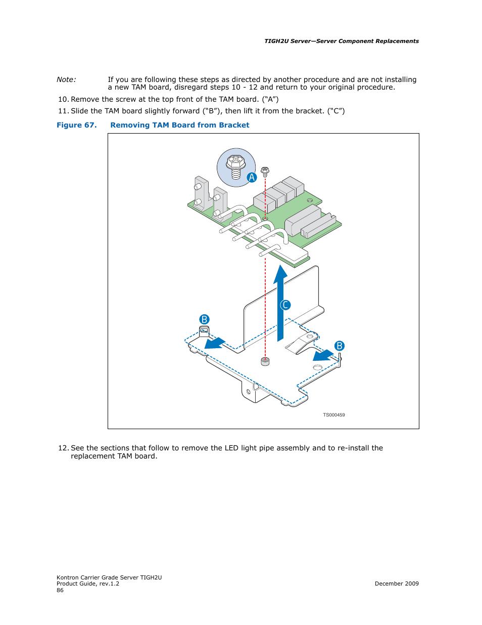 Ba c | Kontron TIGH2U Carrier Grade Server User Manual | Page 86 / 132