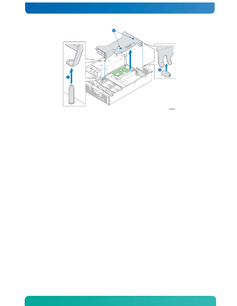 Removing the processor air duct | Kontron CG2100 Carrier Grade Server User Manual | Page 26 / 110