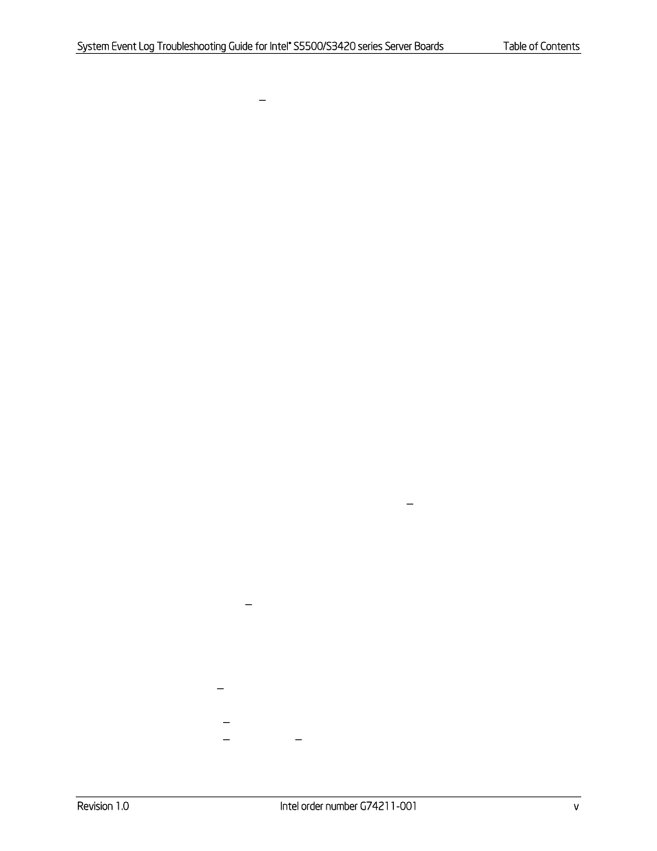 Kontron S5500 SEL Troubleshooting User Manual | Page 5 / 114
