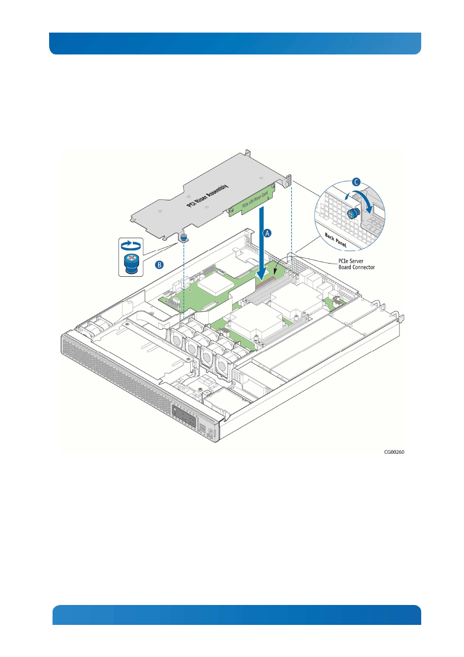 7 installing a remote management module 4 | Kontron CG1200 Carrier Grade Server User Manual | Page 58 / 121