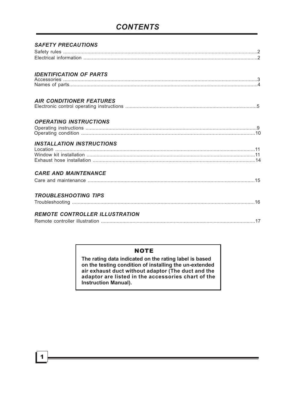 Brada Appliances MPN1-08CR User Manual | Page 2 / 24