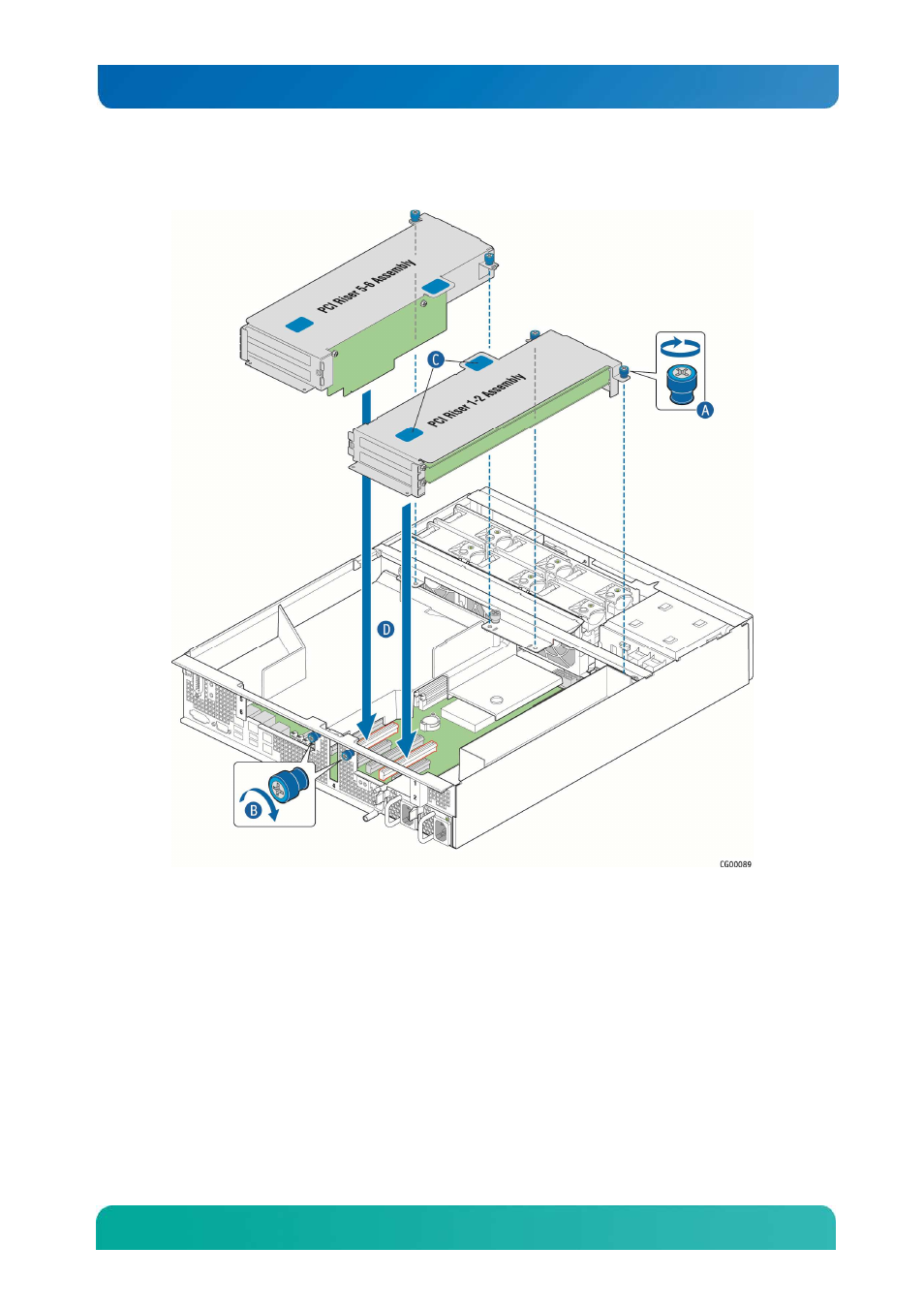 8 installing a remote management module 4 | Kontron CG2200 Carrier Grade Server User Manual | Page 58 / 125