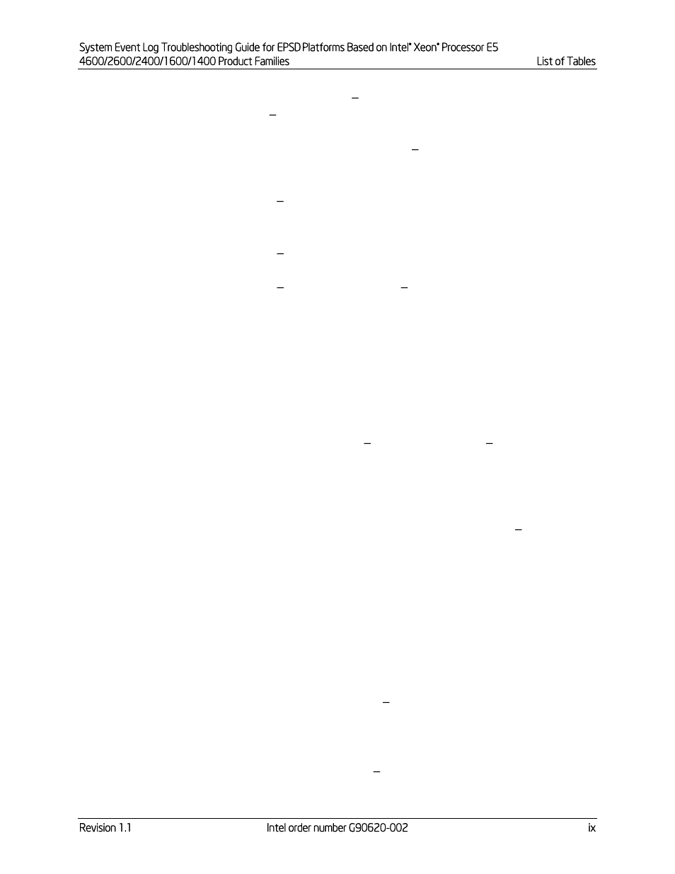 Kontron S4600 SEL Troubleshooting User Manual | Page 9 / 141