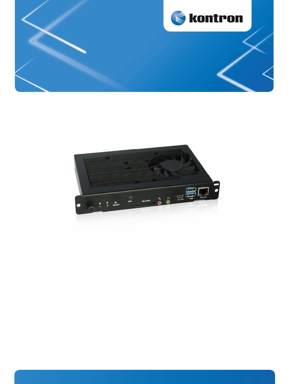 Kontron KOPS i5-4400E User Manual | 15 pages