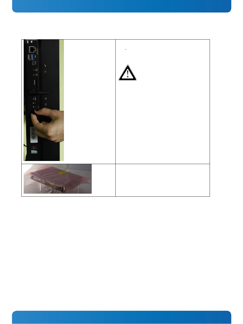 Update/replace the ops-unit | Kontron KOPS i5-4400E User Manual | Page 12 / 15