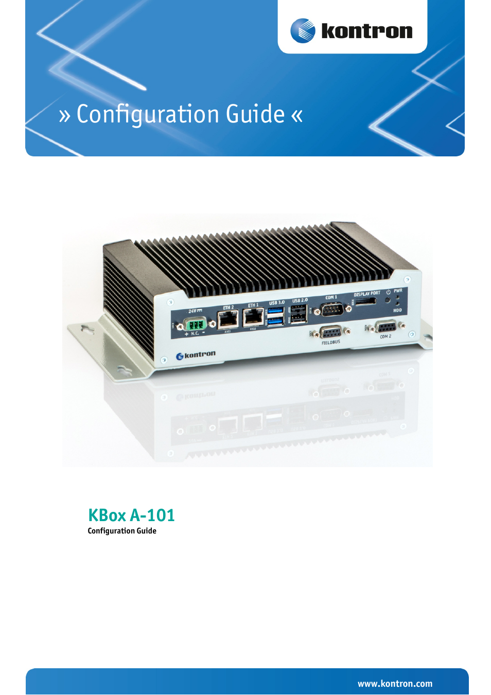 Kontron KBox A-101 User Manual | 2 pages