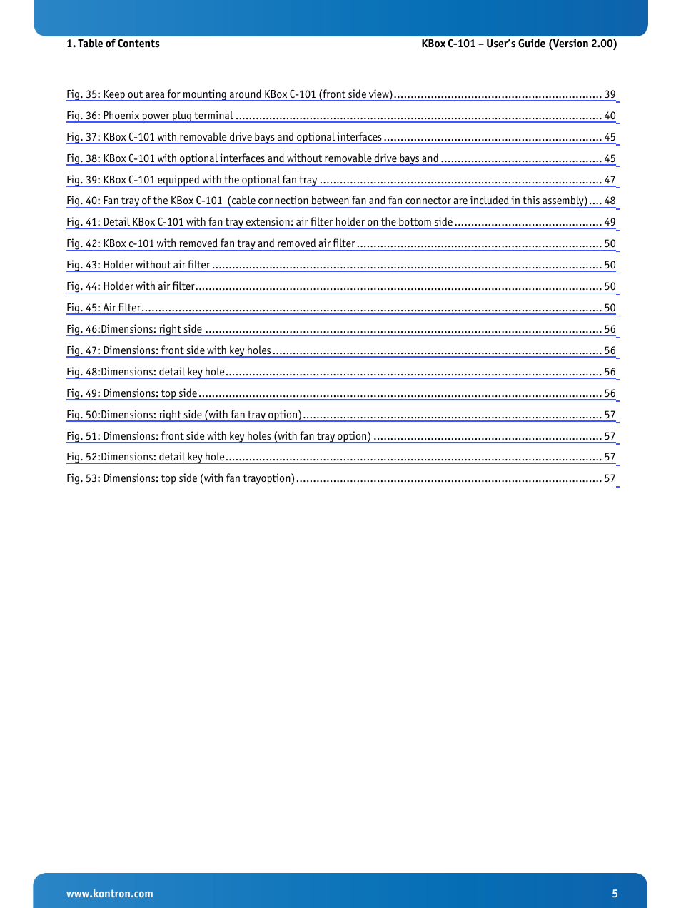 Kontron KBox C-101 User Manual | Page 7 / 71
