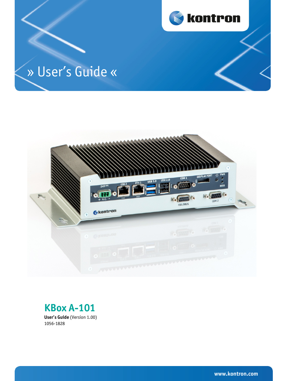 Kontron KBox A-101 Users Guide User Manual | 49 pages