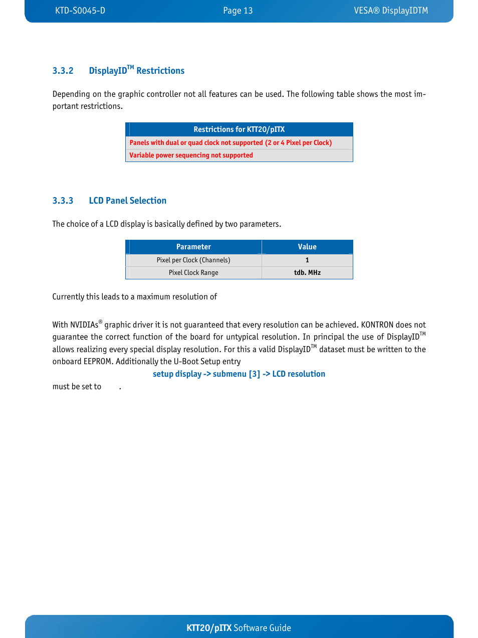 Kontron KTT20-pITX User Manual | Page 17 / 56