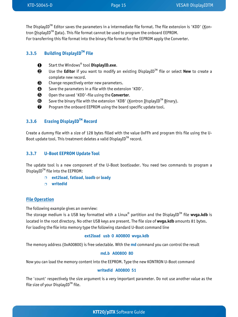 Kontron KTT20-pITX User Manual | Page 19 / 56