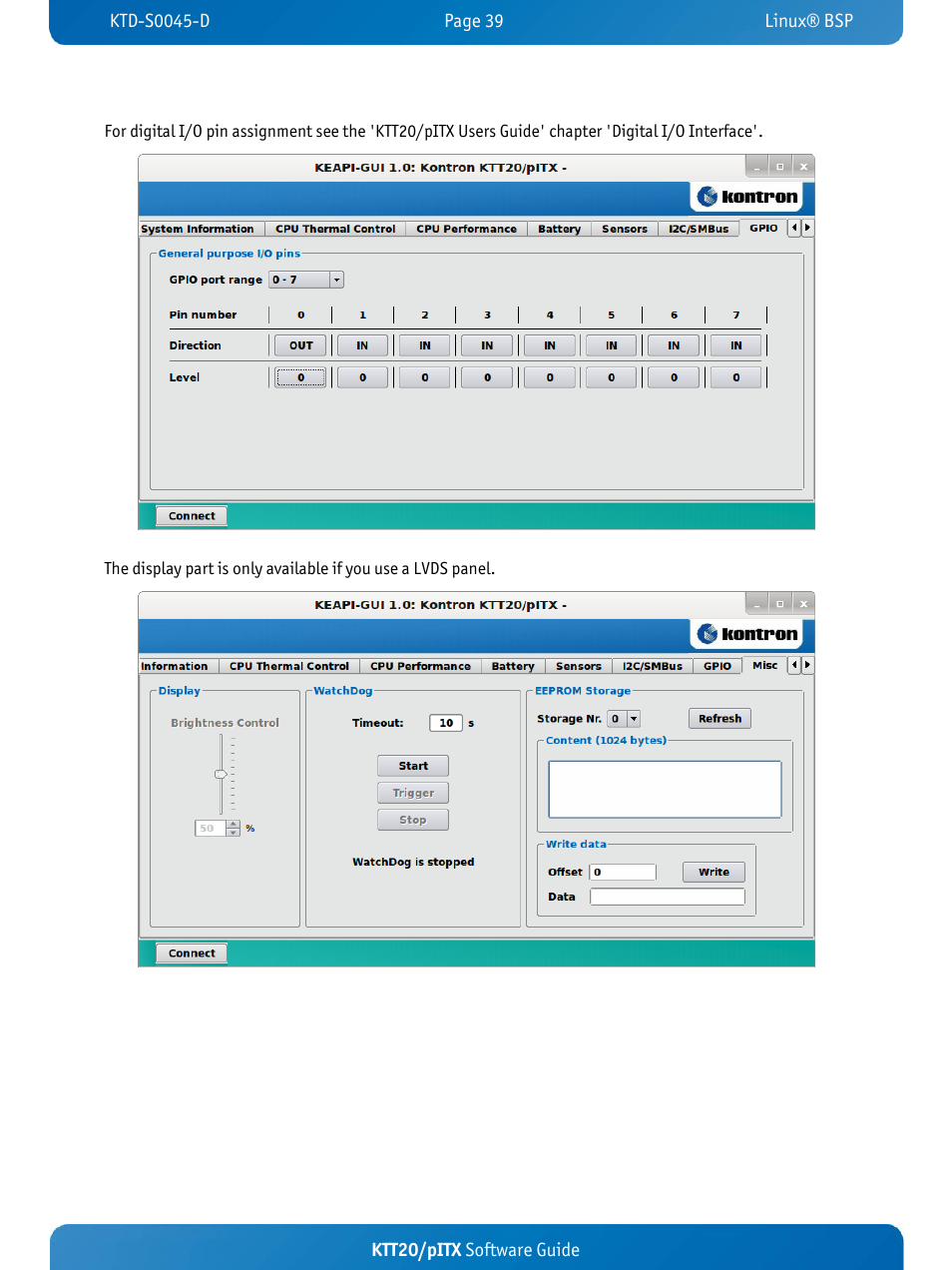 Ktt20/pitx software guide | Kontron KTT20-pITX User Manual | Page 43 / 56