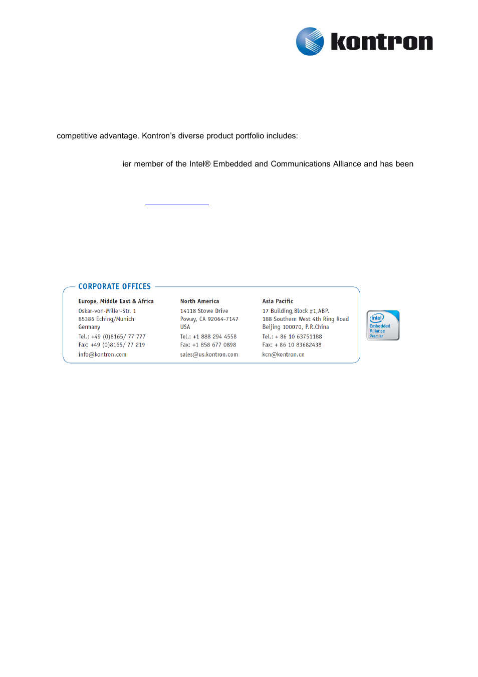 3 about kontron | Kontron KEAPI User Manual | Page 37 / 37