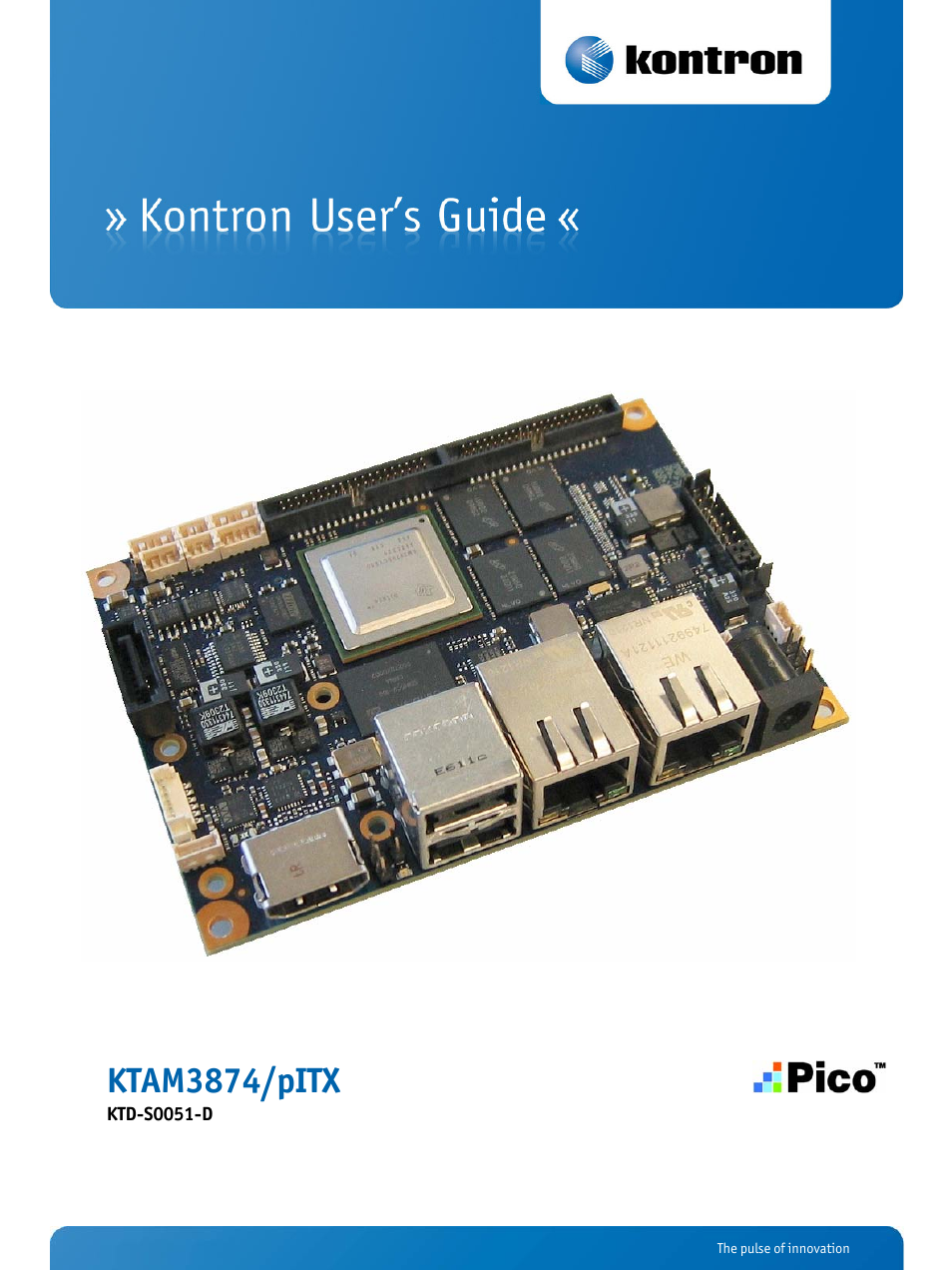 Kontron KTAM3874-pITX User Manual | 55 pages