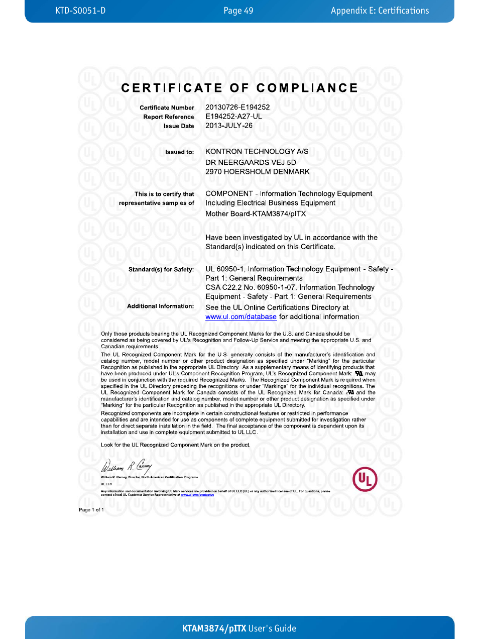 Kontron KTAM3874-pITX User Manual | Page 53 / 55