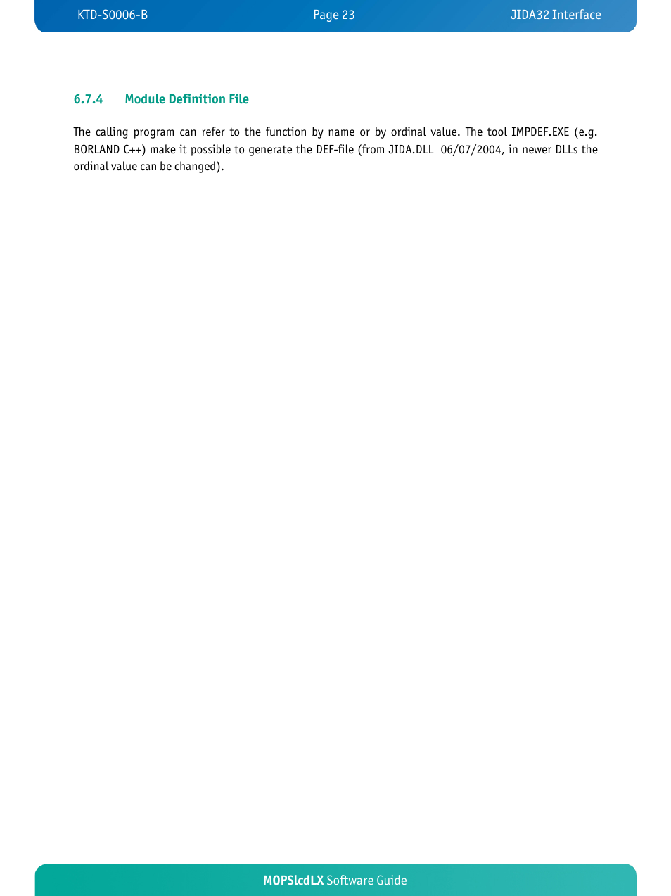 Kontron MOPSlcdLX User Manual | Page 26 / 31