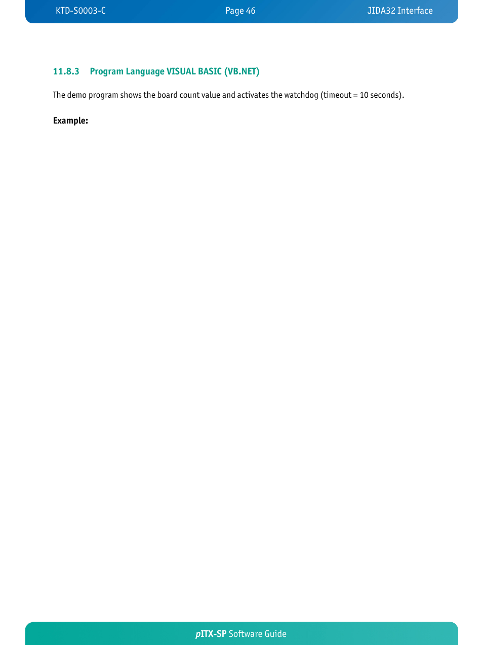 Example | Kontron pITX-SP User Manual | Page 50 / 59