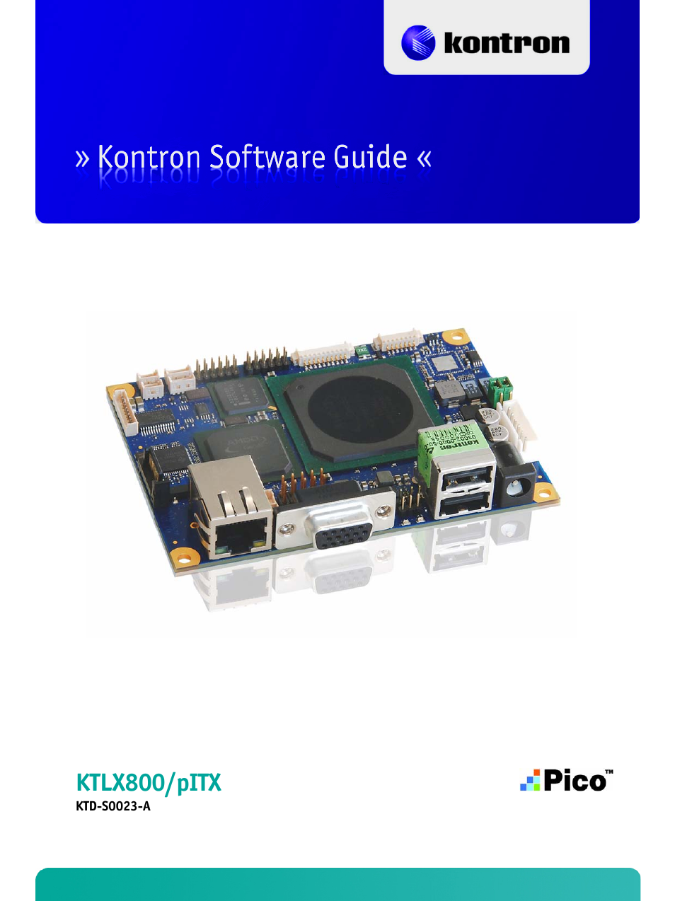 Kontron KTLX800-pITX User Manual | 37 pages