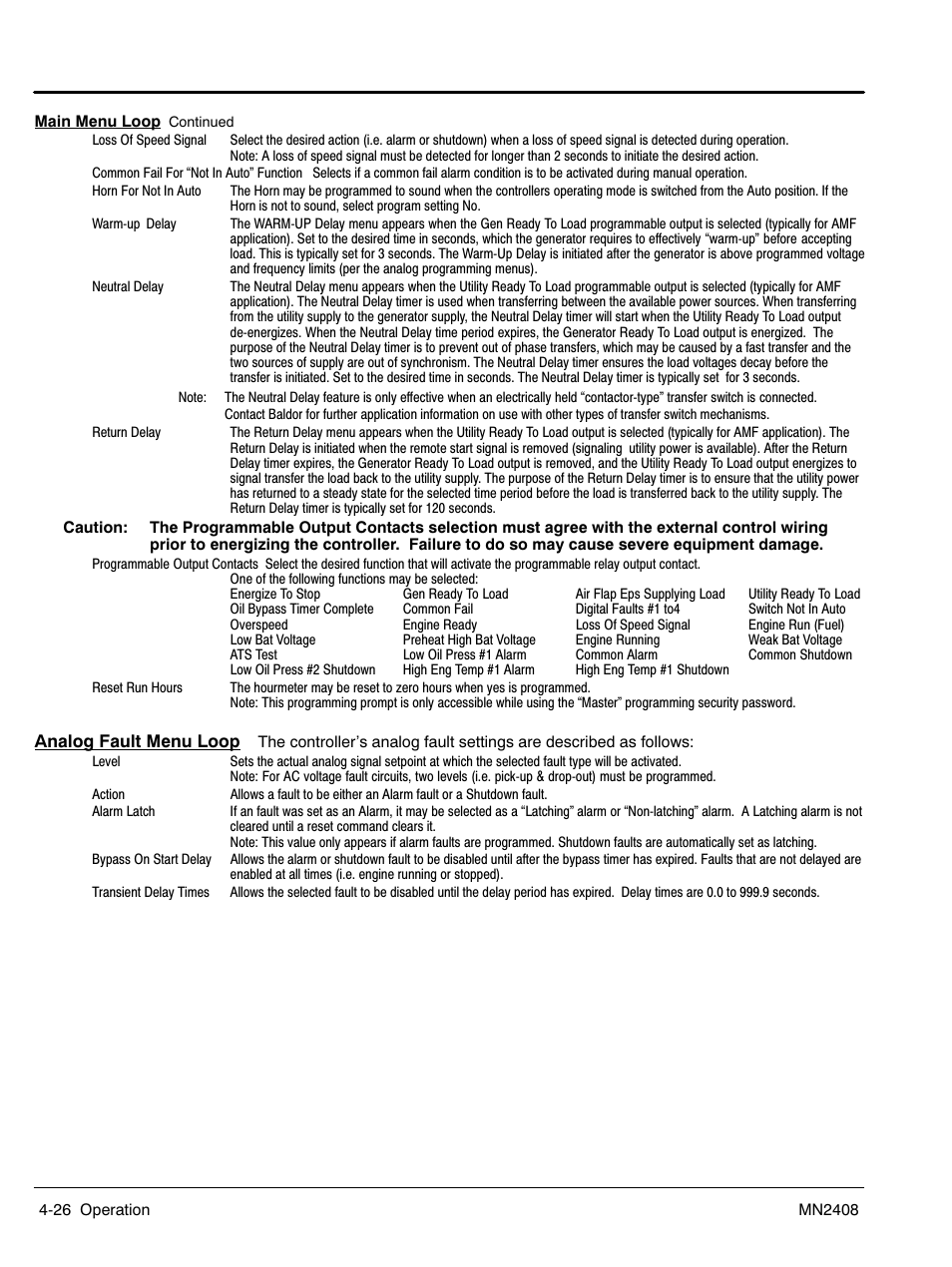 Baldor GLC40 User Manual | Page 66 / 114
