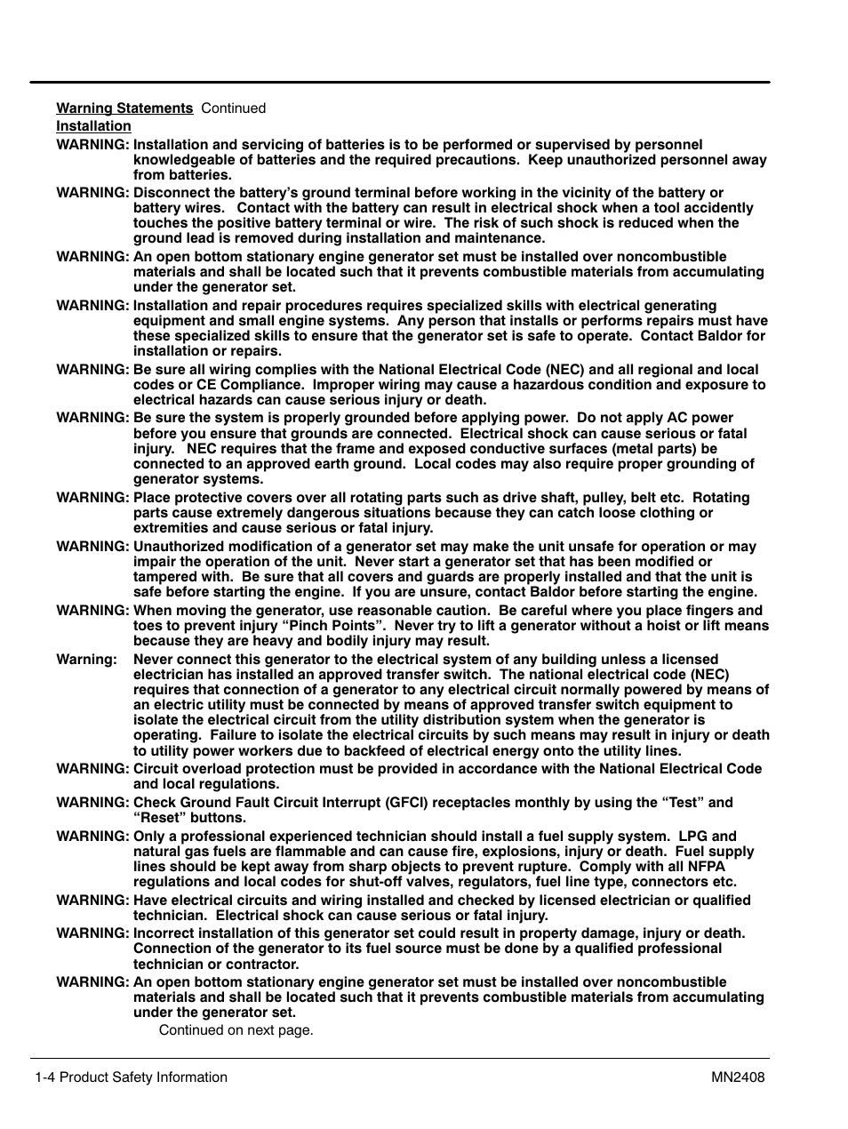Baldor GLC40 User Manual | Page 8 / 114