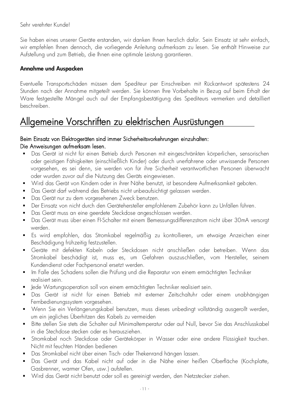 Krampouz Yello User Manual | Page 11 / 20