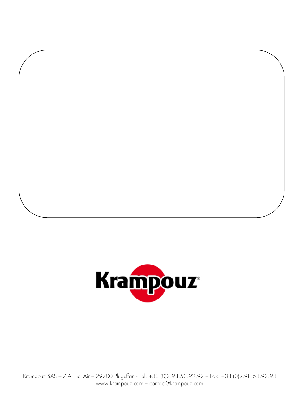 Krampouz Authentic User Manual | Page 20 / 20