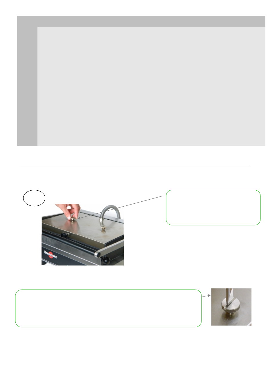 Démontage des plaques, D émontage des fers (suite | Krampouz Multi Contact Grill User Manual | Page 3 / 24