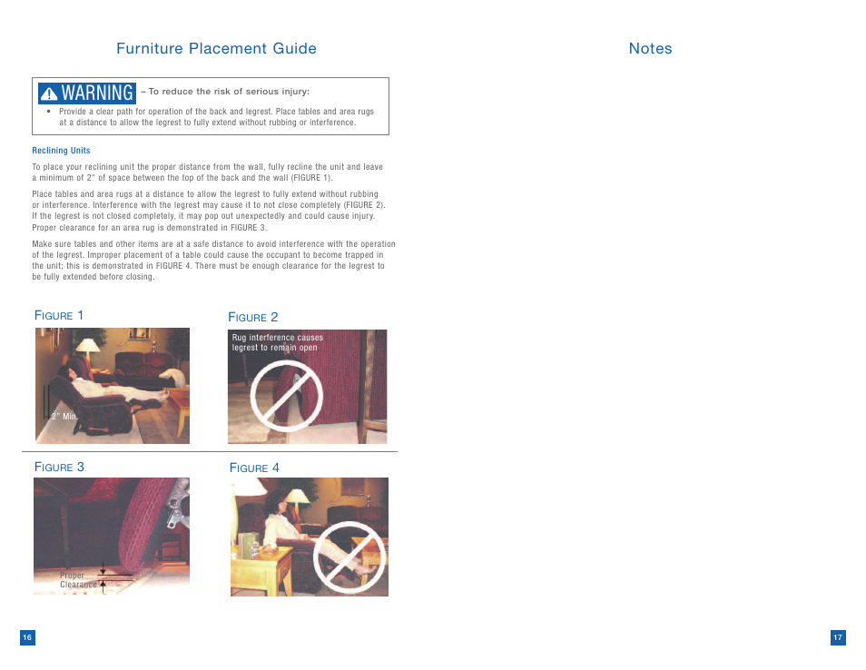 Warning | La-Z-Boy Reclining Chair prior to 12/31/2012 User Manual | Page 9 / 25