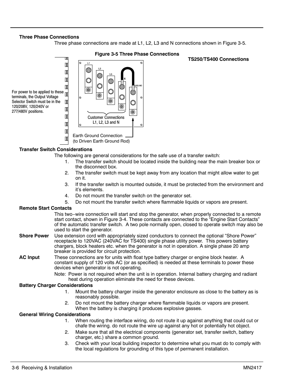 Baldor TS250 User Manual | Page 18 / 88