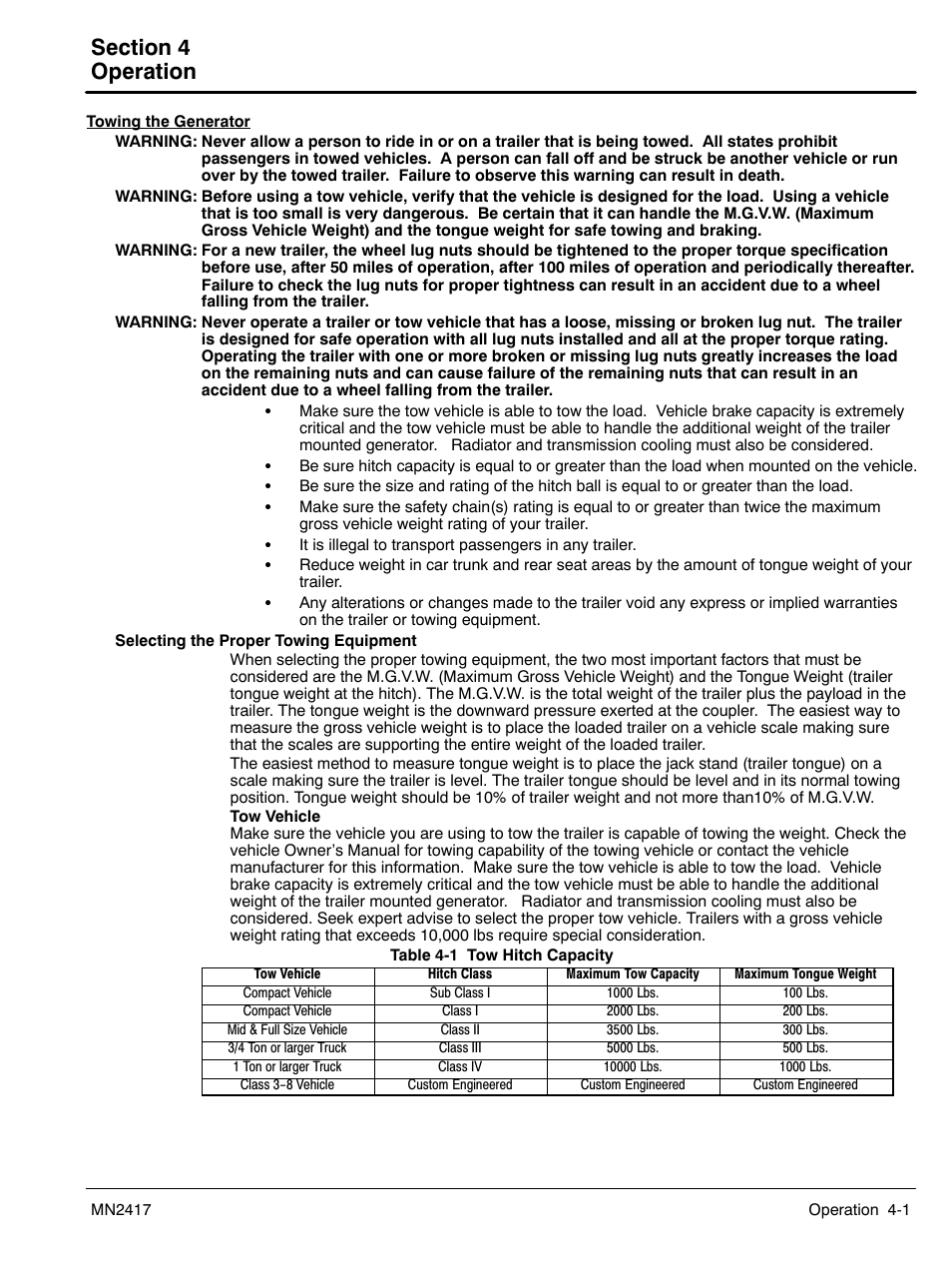 4 operation | Baldor TS250 User Manual | Page 23 / 88