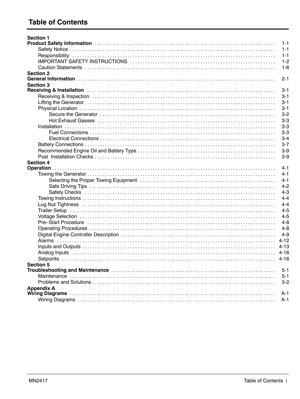 Baldor TS250 User Manual | Page 3 / 88