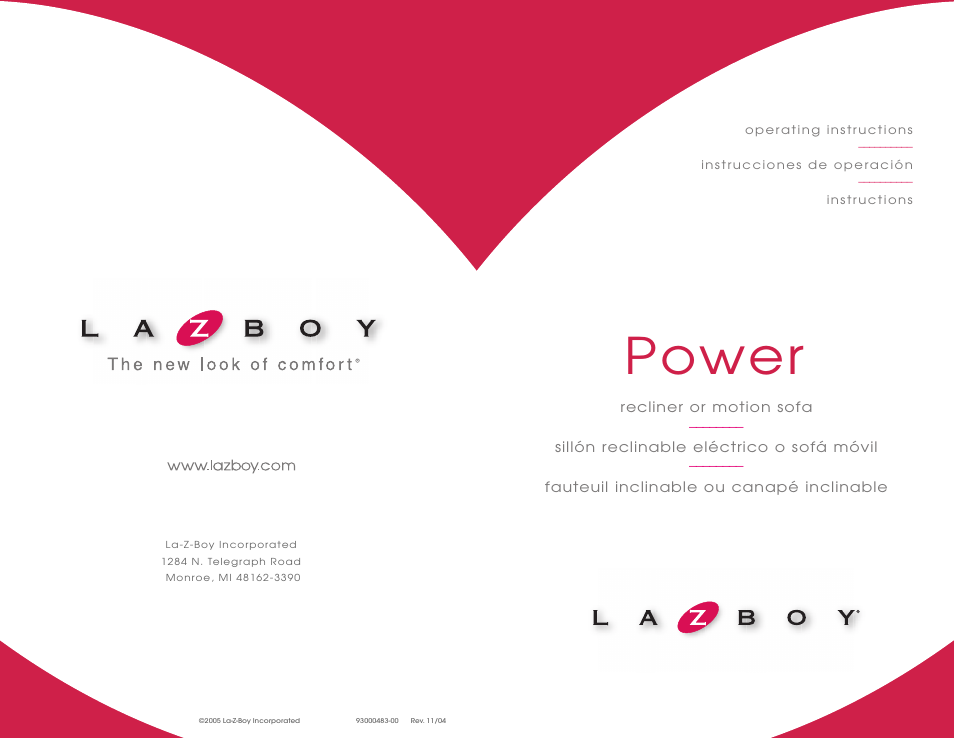 La-Z-Boy Power Recliner User Manual | 28 pages