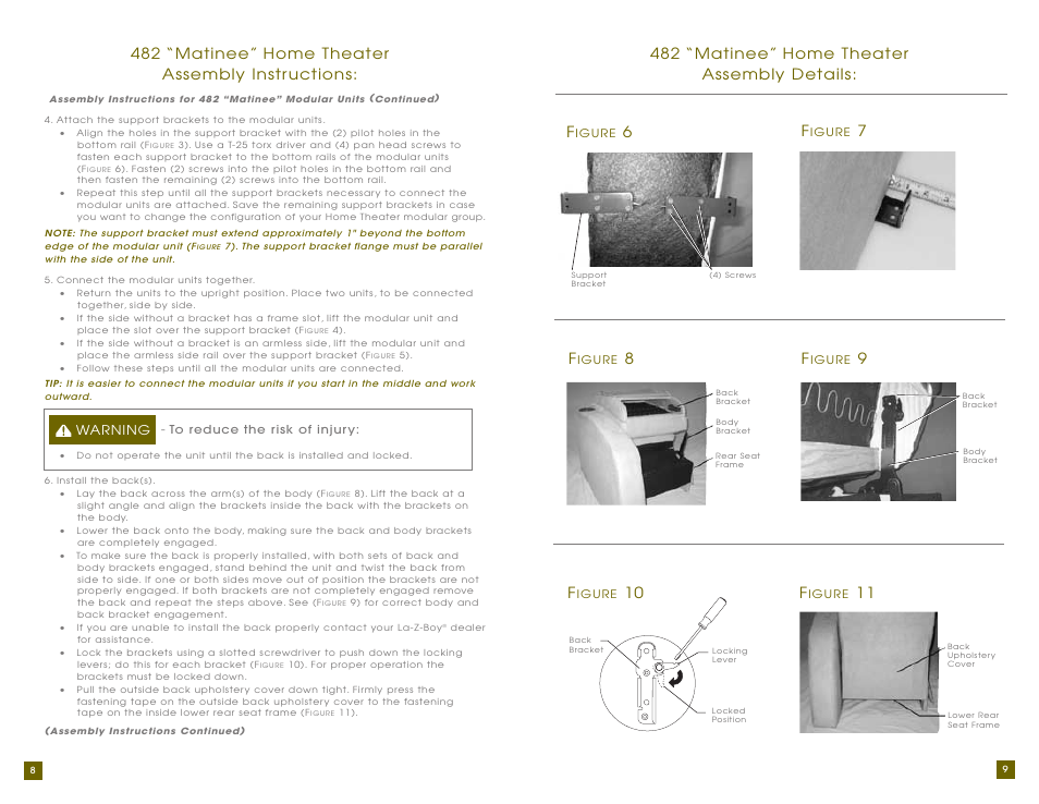 10 f | La-Z-Boy Home Theater User Manual | Page 5 / 38