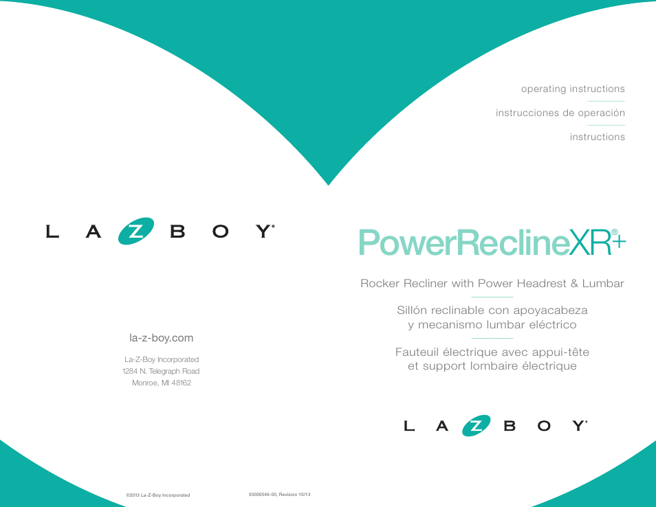 La-Z-Boy PowerReclineXR Plus User Manual | 19 pages