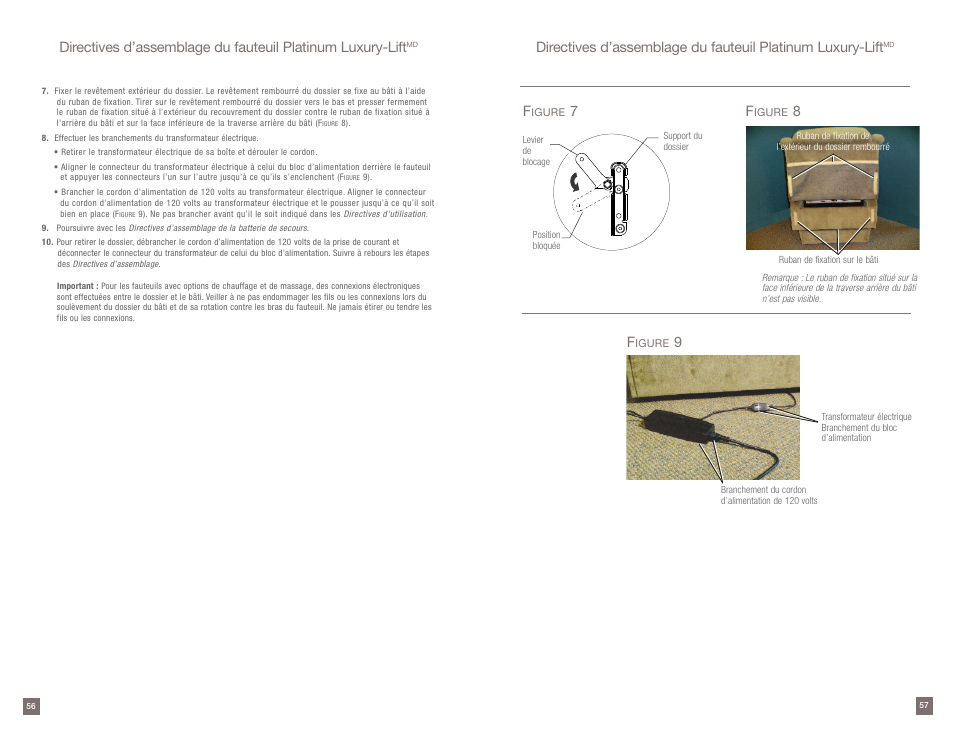 La-Z-Boy Platinum Luxury-Lift Power Recliner User Manual | Page 29 / 38