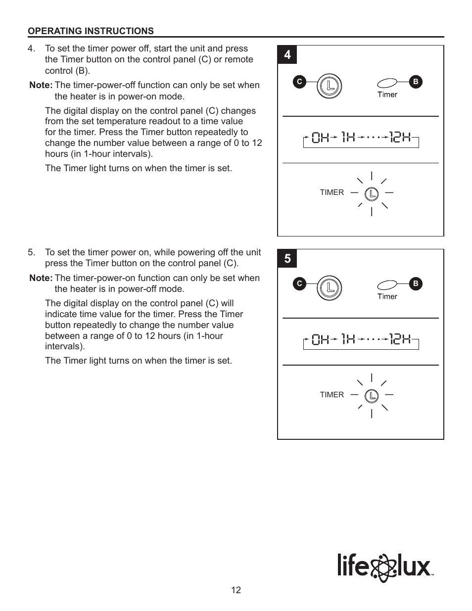Lifelux Lifesmart LS31-CIQT-M User Manual | Page 12 / 16