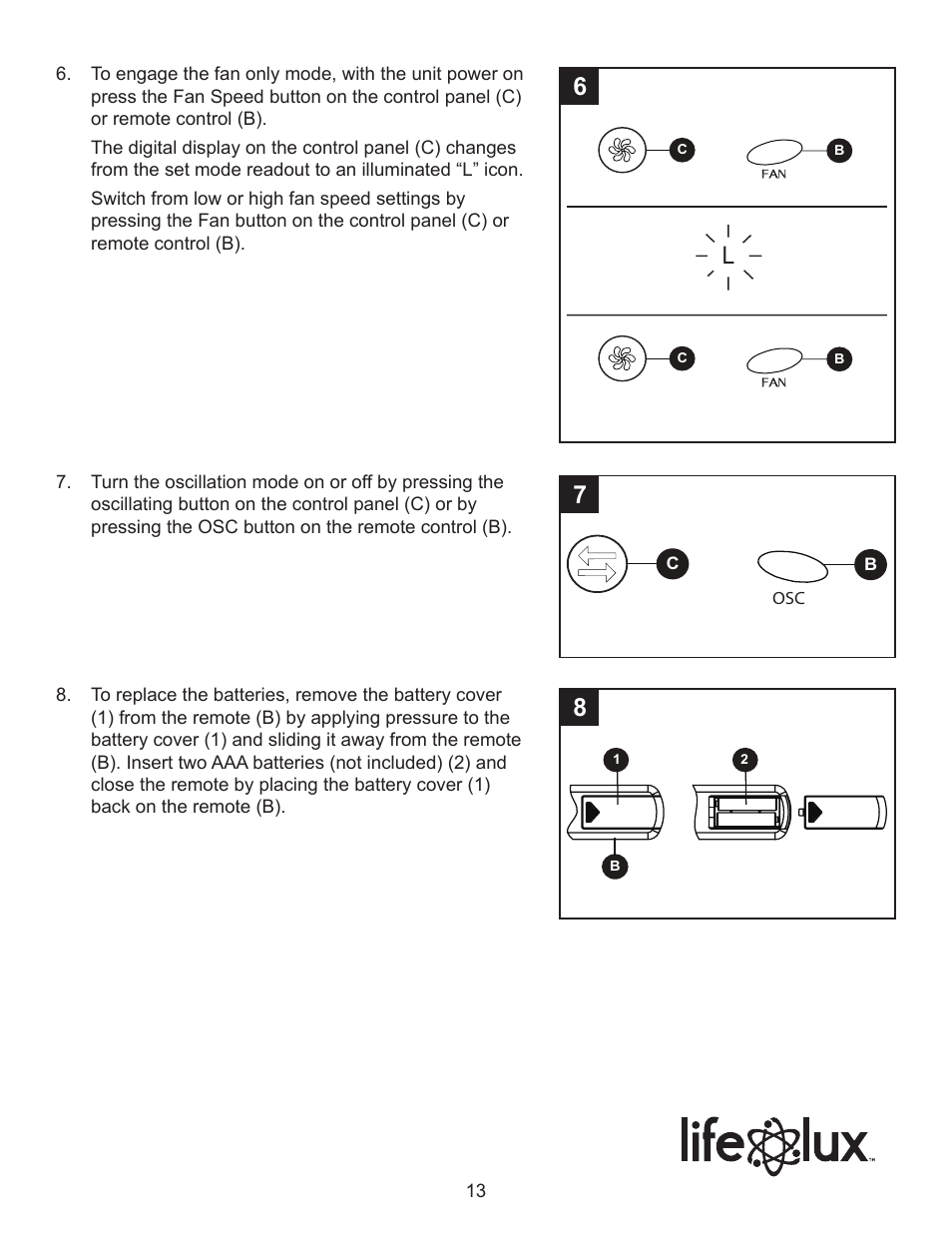 Lifelux Lifesmart LS31-CIQT-M User Manual | Page 13 / 16