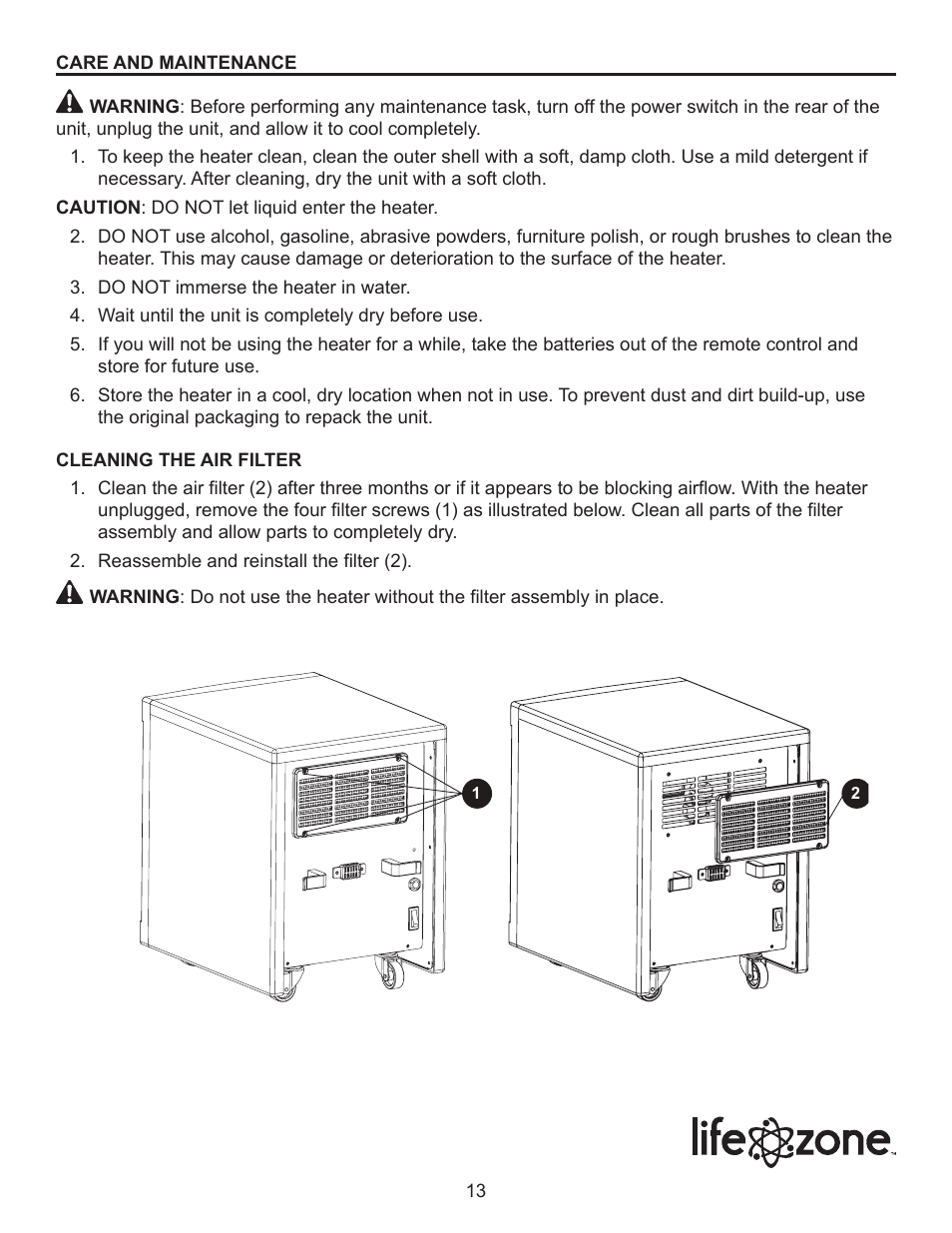 Lifesmart S-2PC-1000 User Manual | Page 13 / 15