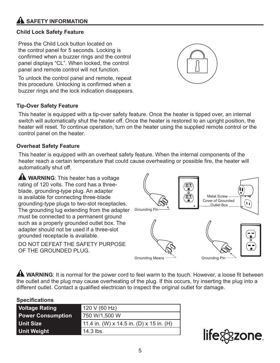 Lifesmart S-2PC-1000 User Manual | Page 5 / 15