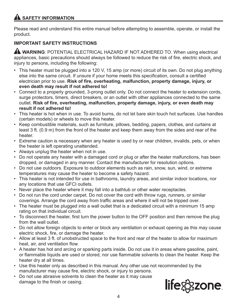 Lifesmart SGH-W6-WIQ User Manual | Page 4 / 15