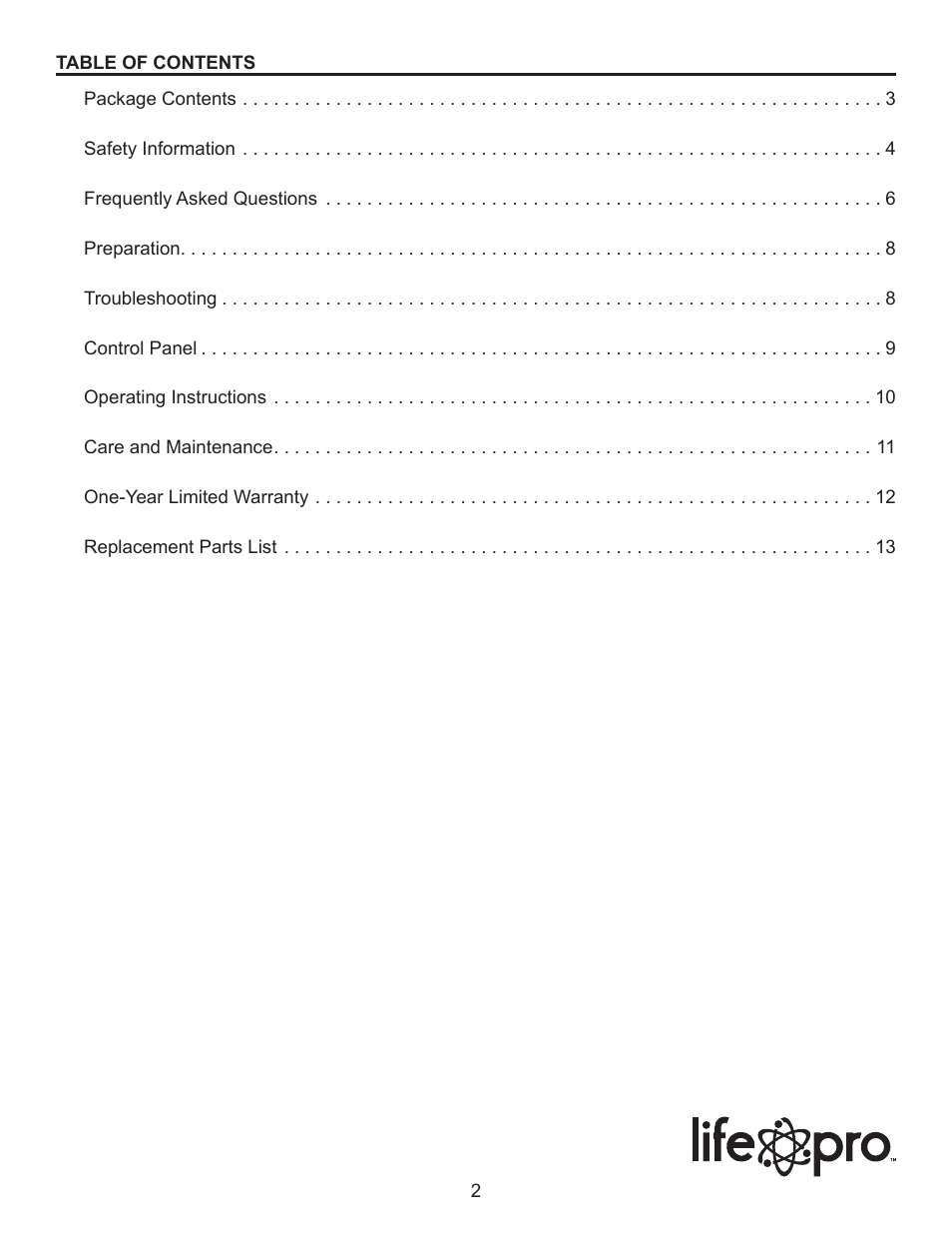 Lifesmart LS21-2W-PWIQT User Manual | Page 2 / 13