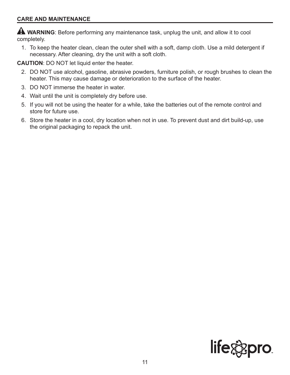 Lifesmart LS-IQH-63 User Manual | Page 11 / 13