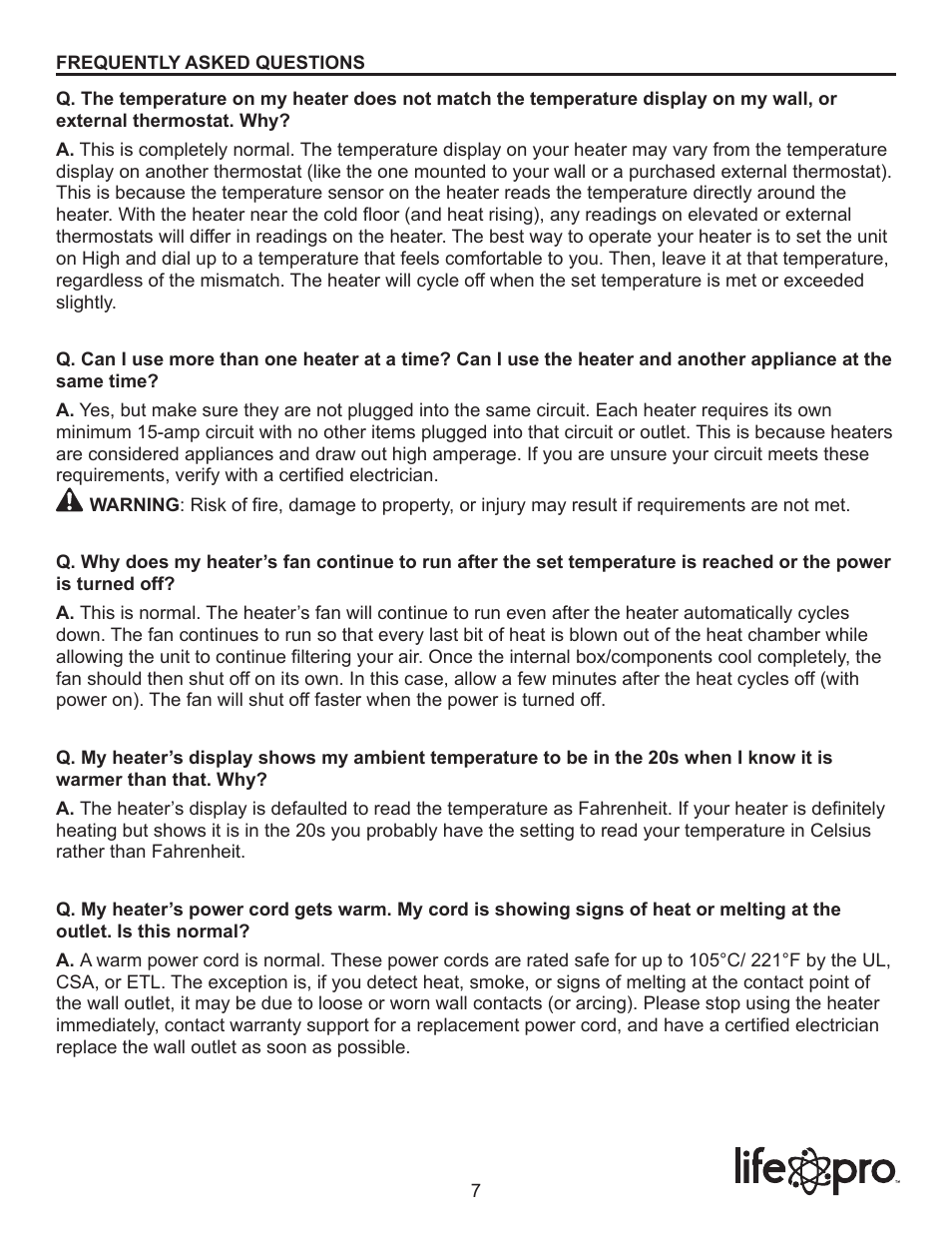 Lifesmart LS-3ECO User Manual | Page 7 / 16